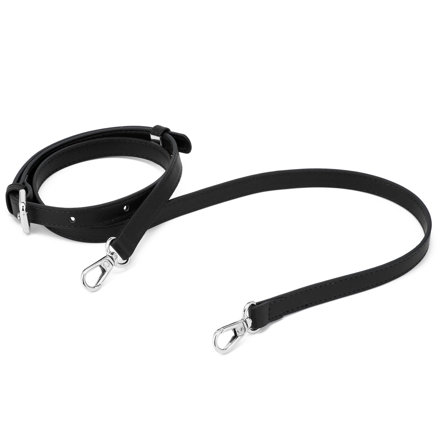 Sliver Buckle PU Replacement Bag Strap