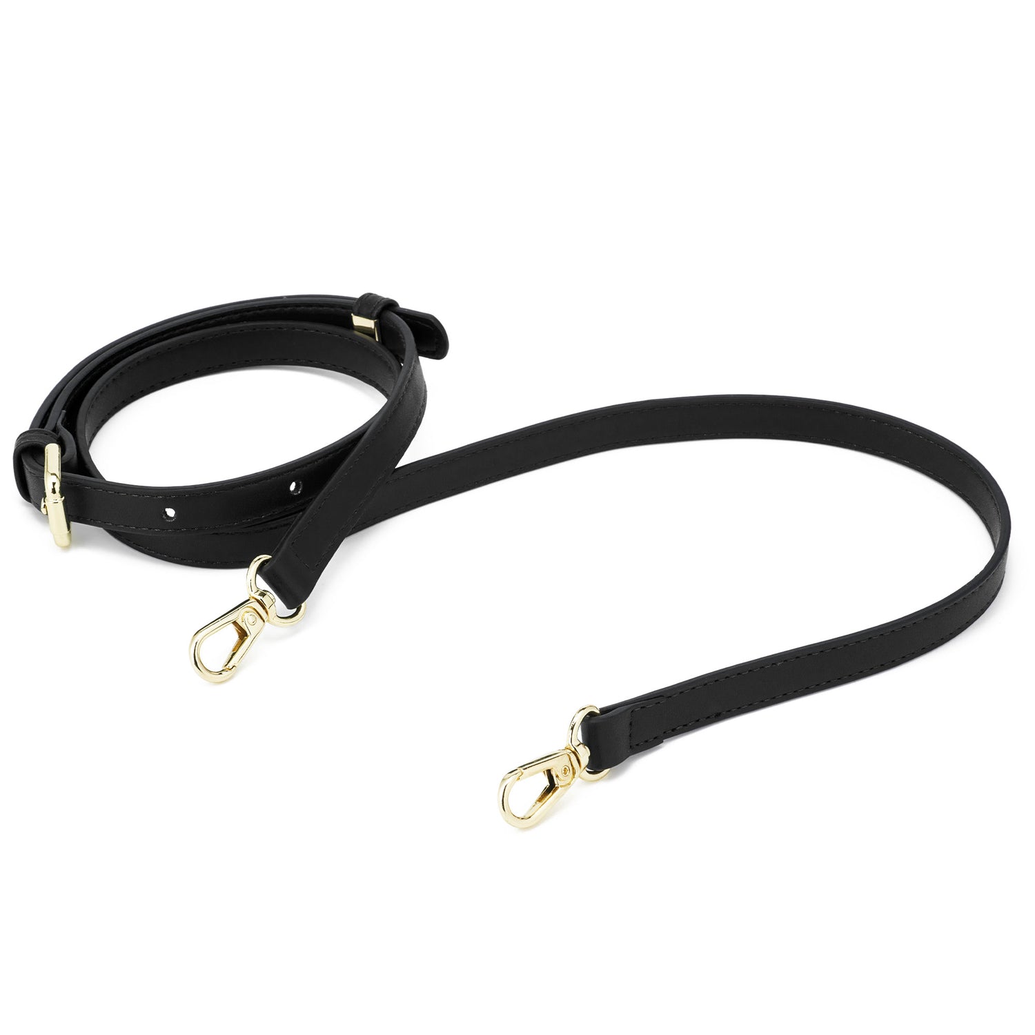 Gold Buckle PU Replacement Bag Strap