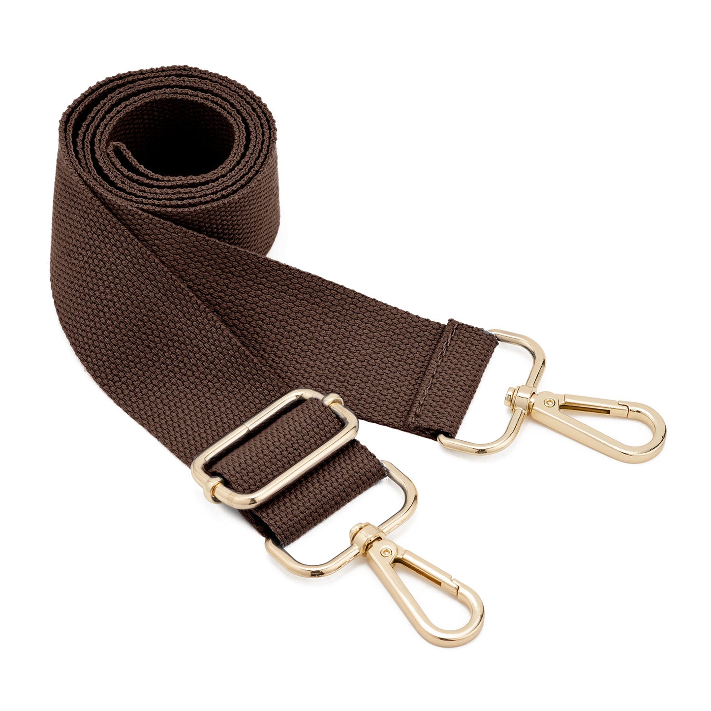 Purse Strap Wide Shoulder Strap: Adjustable Replacement Crossbody Straps  for Handbag (Wide：1.5'') (Gold Buckle-2)