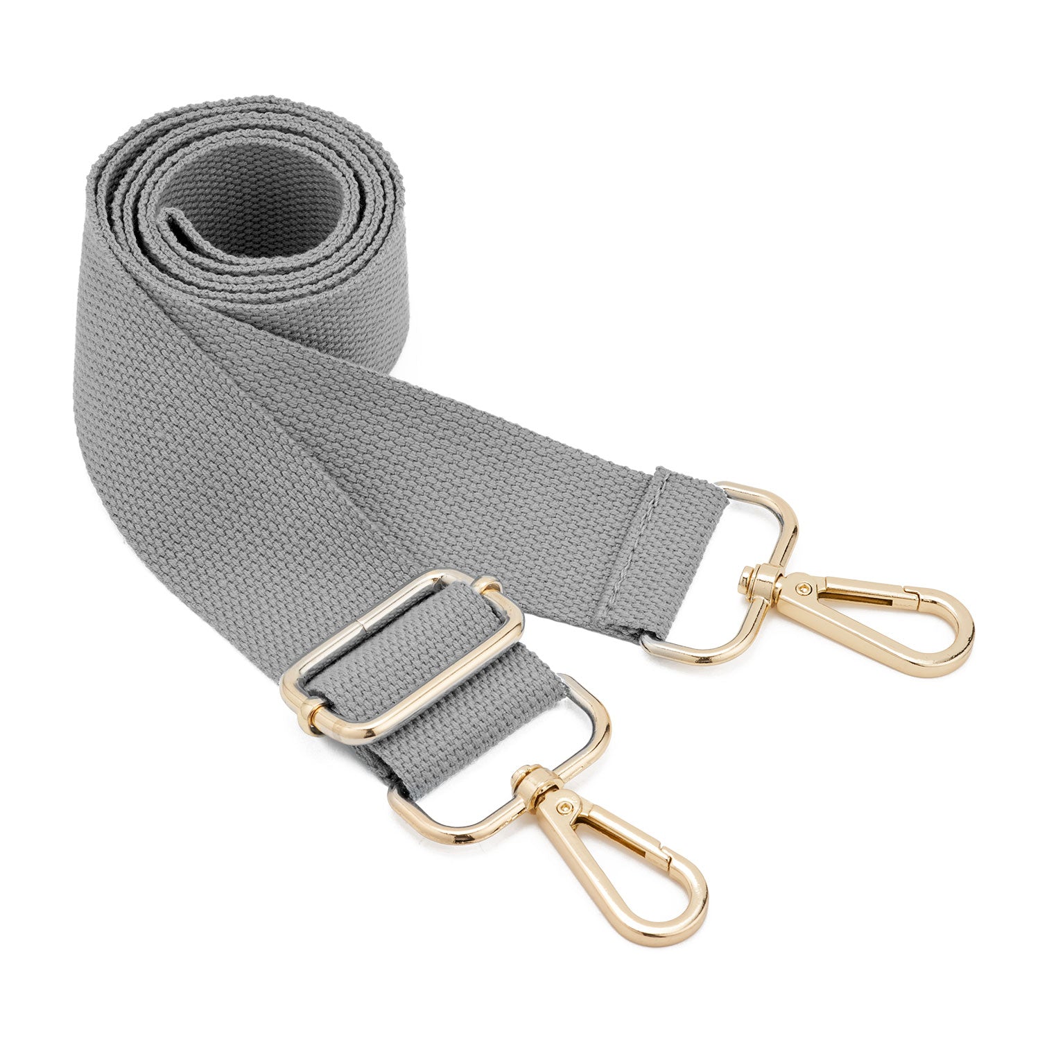 TSV 59'' Adjustable Nylon Shoulder Strap, Wide Replacement Crossbody Bag  Strap, Gray 