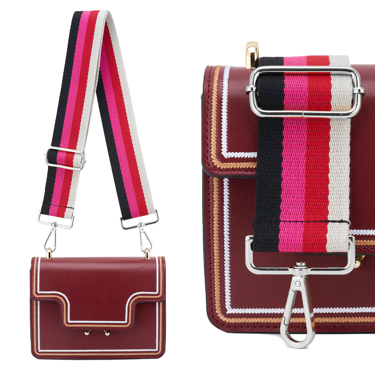 16 Color Adjustable Bag Strap 5cm Width Shoulder Strap Crossbody Bag Strap  Purse Strap Handbag Strap 