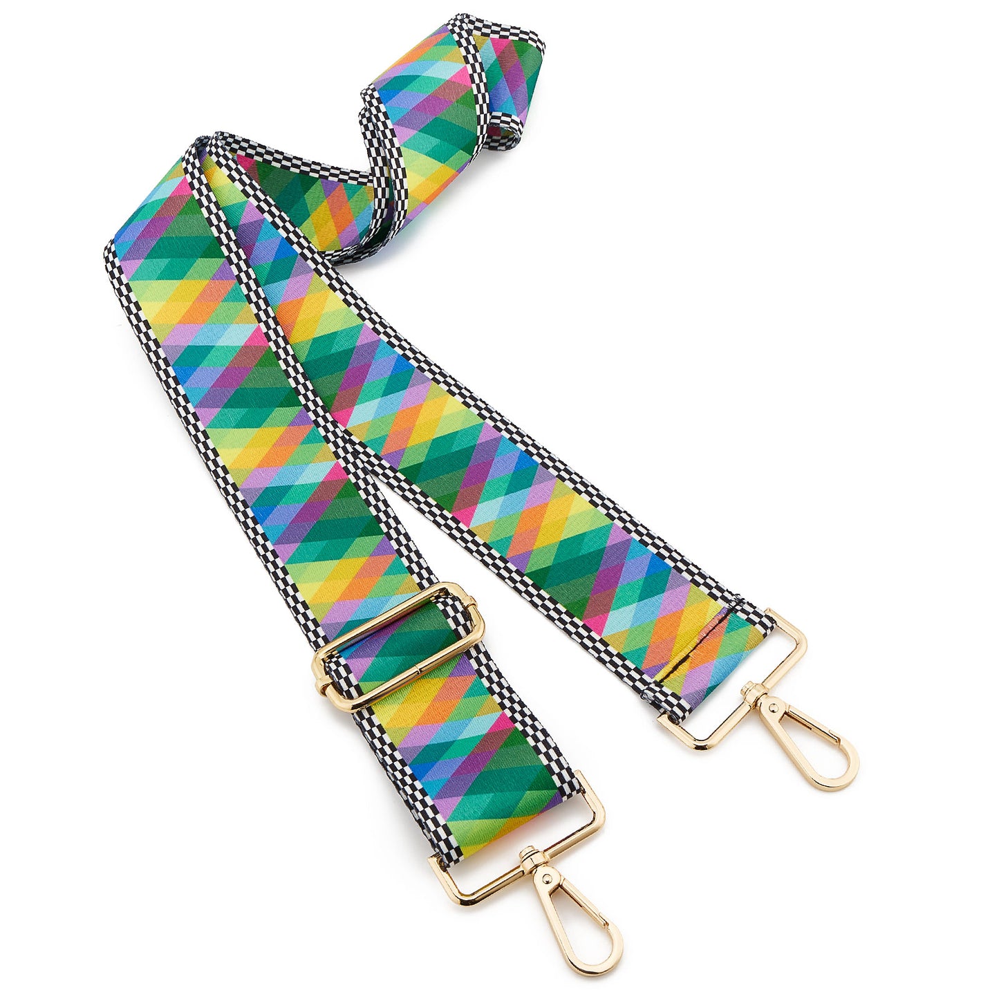 Wide Shoulder Strap Adjustable Replacement Belt Guitar Style Crossbody Bag Handbag Strap Multicolor Canvas Straps（wide: 1.97"(5CM)，Long:49.2in