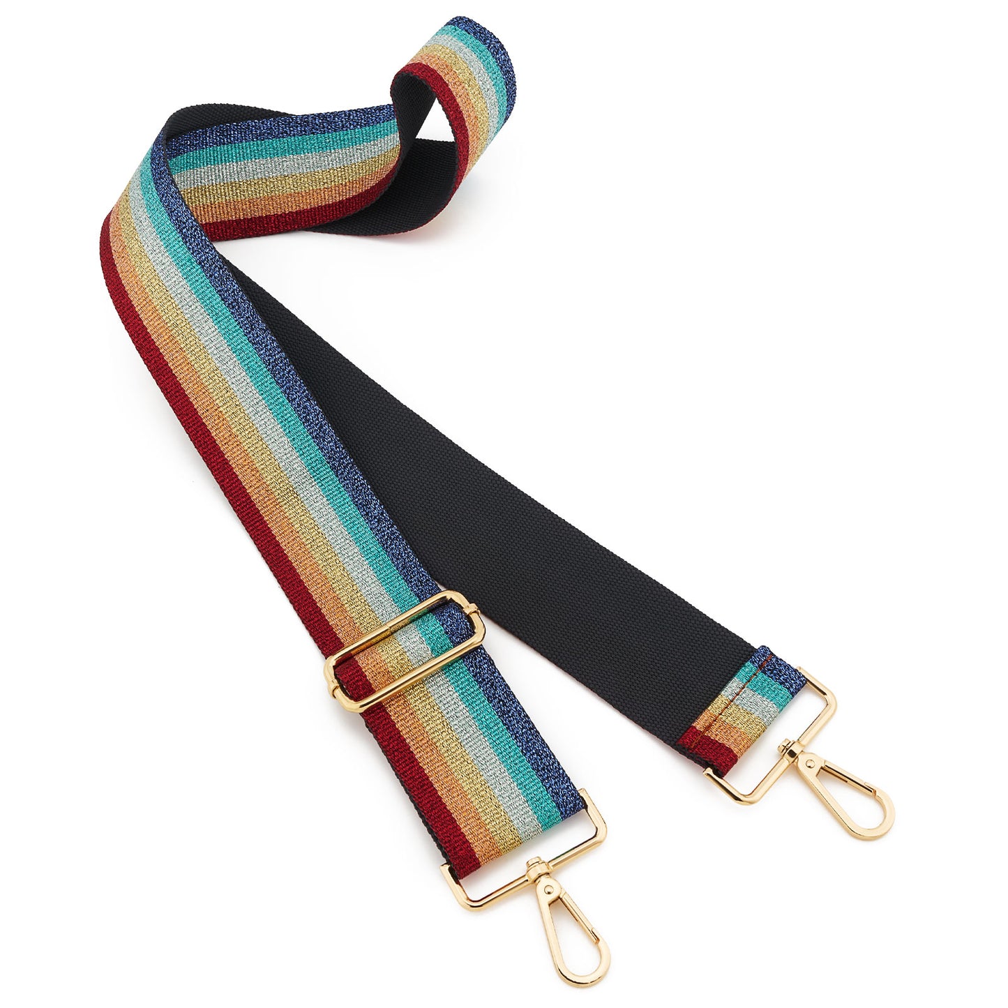 Wide Shoulder Strap Adjustable Replacement Belt Guitar Style Crossbody Bag Handbag Strap Multicolor Canvas Straps（wide: 1.97"(5CM)，Long:49.2in